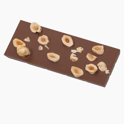 Czekolada mleczna bez cukru z orzechami laskowymi 45g